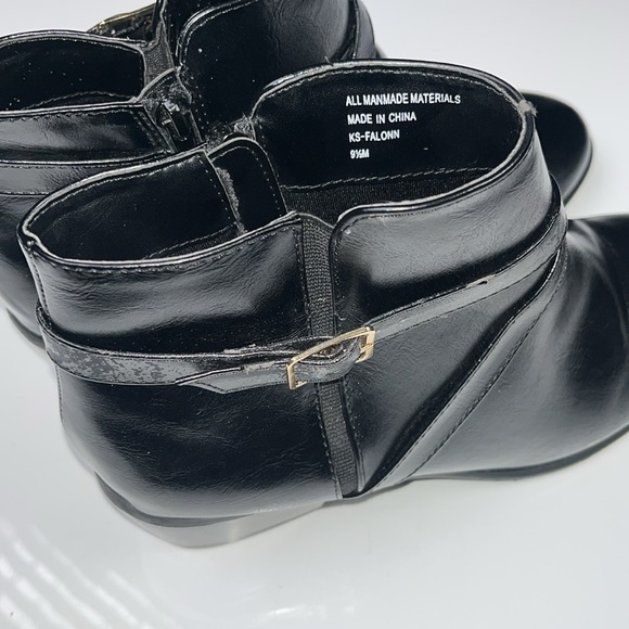 Karen Scott Falonn Black Low Cut Ankle Booties 9.5 - Picture 7 of 7